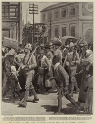 Die Pest in Kapstadt, Entfernung von Einheimischen aus einem unsanierten Viertel